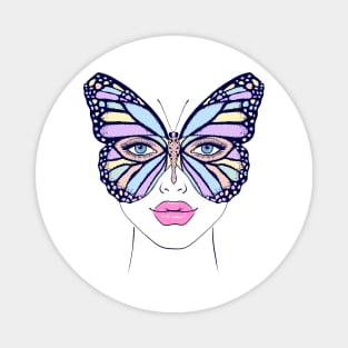 Butterfly woman Magnet